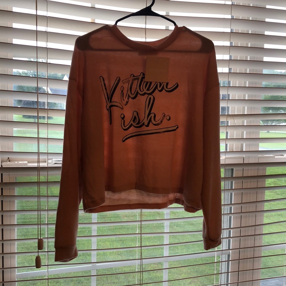 Kittenish sweatshirt!